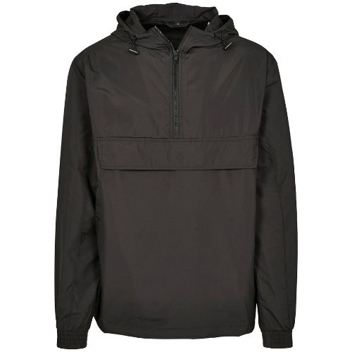 Build Your Brand Basic Pullover Jacket Black